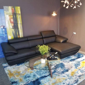 sofa da cao cấp chung cư đẹp