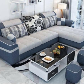 sofa góc vải HQ 