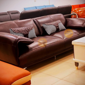 Sofa da bò thật nhập khẩu Ý HCM 0134