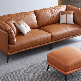 Sofa băng da bò thật HCM 0152