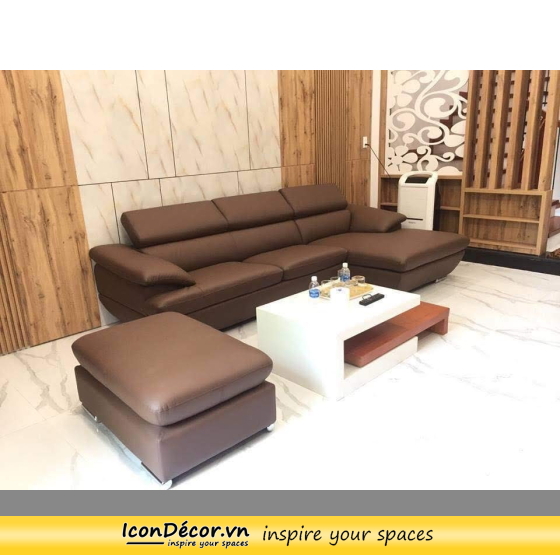 sofa da cao cấp chung cư đẹp