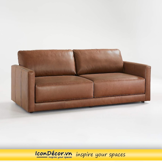 sofa băng da bò thật