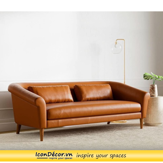 sofa băng da bò thật