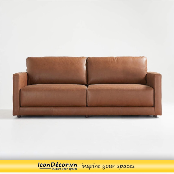 sofa băng da bò thật