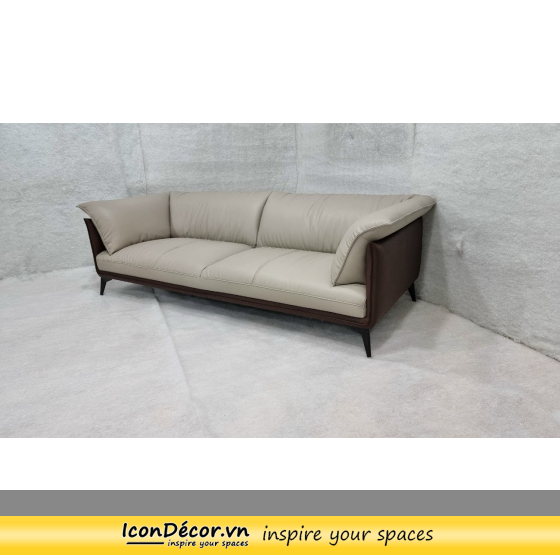 sofa băng da tặng bàn và đôn