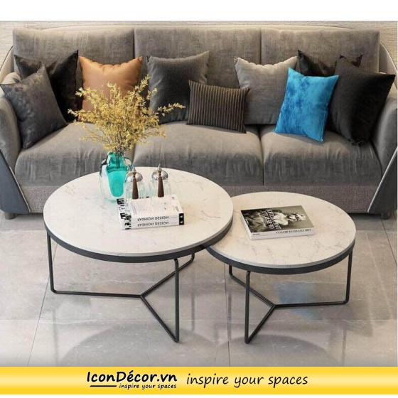 Bàn sofa Tròn lớn nhỏ