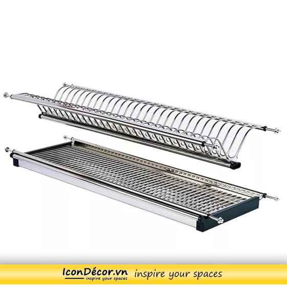 Kệ chén cố định tủ trên V Bowl-Rack Ecalite EL-BV80H