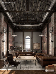 Industrial interior style