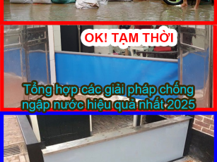 Tổng hợp các giải pháp chống ngập nước hiệu quả nhất 2025 – ICON Decor hướng dẫn chọn theo nhu cầu