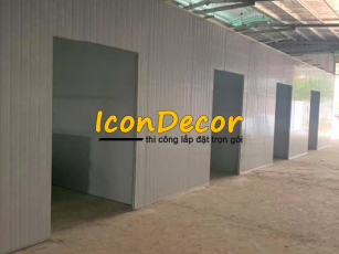 Dự án thi công vách panel phòng trọ tại Hóc Môn