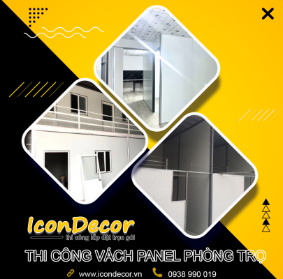 THI CÔNG VÁCH PANEL PHÒNG TRỌ