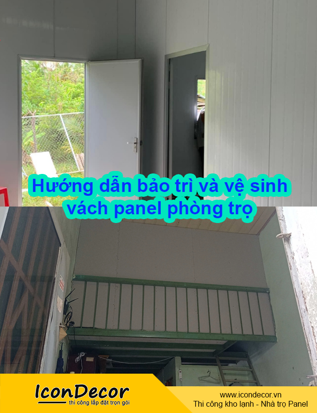 Hướng dẫn bảo trì và vệ sinh vách panel phòng trọ