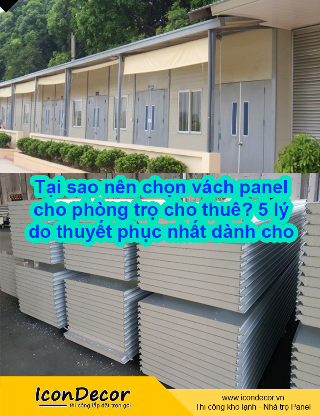 Tại sao nên chọn vách panel cho phòng trọ cho thuê? 5 lý do thuyết phục nhất dành cho chủ trọ”