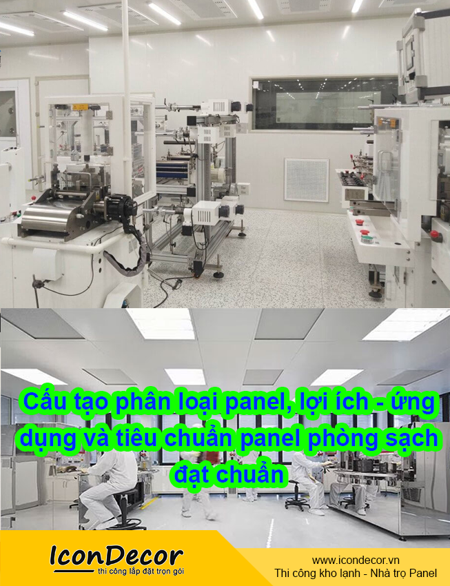 Cấu tạo phân loại panel, lợi ích - ứng dụng và tiêu chuẩn panel phòng sạch đạt chuẩn