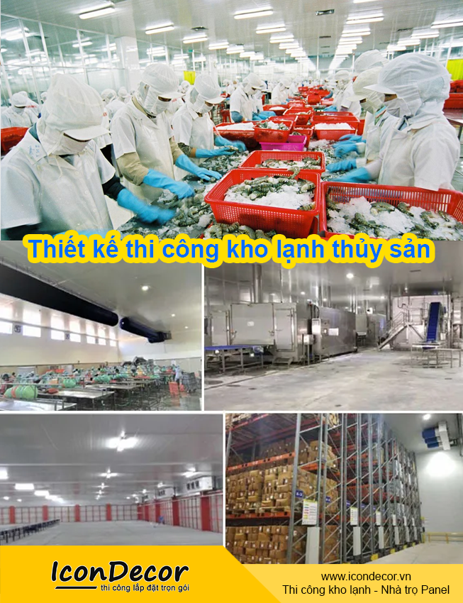 Thiết kế thi công kho lạnh thủy sản