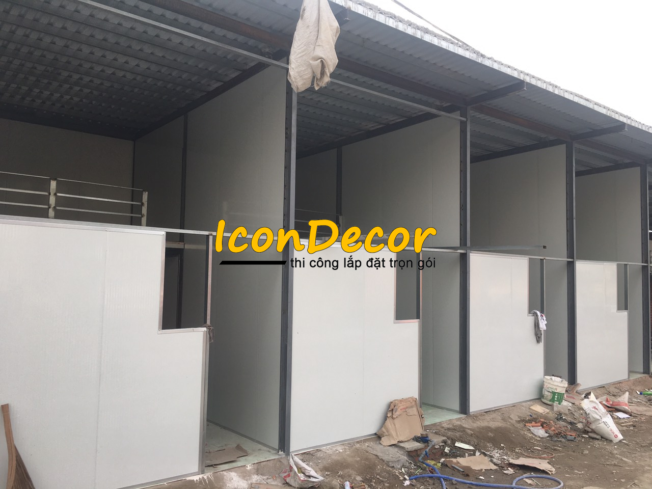 Cải tạo phòng trọ bằng panel tại Dĩ An
