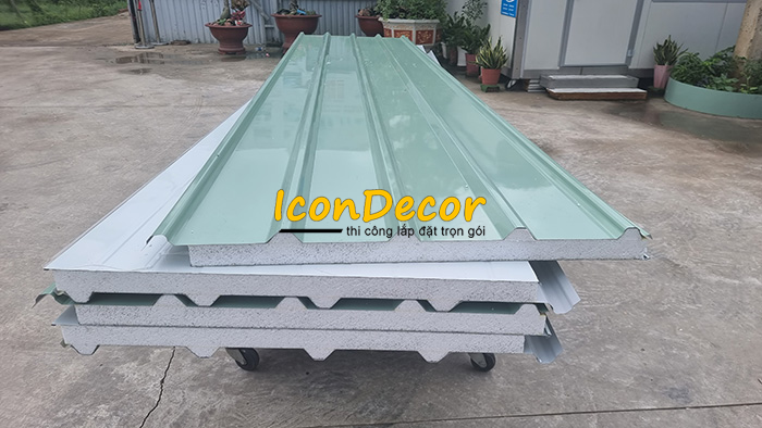 Sau khi thay mái – panel PU