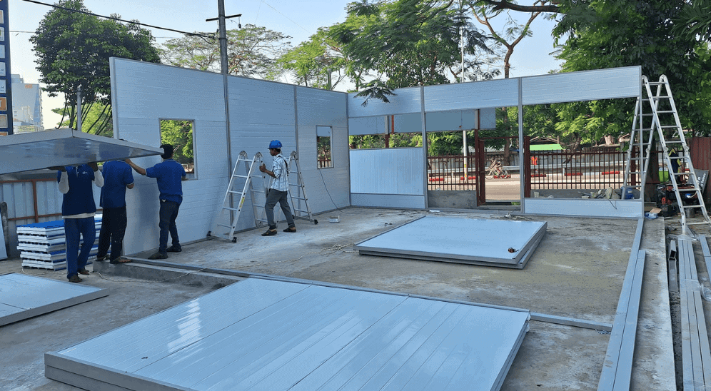 Xây nhà trọ bằng Panel PU/EPS – Tiết kiệm thời gian và chi phí