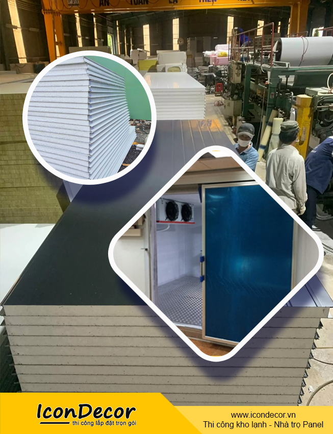 Ứng dụng panel cách nhiệt trong kho lạnh, phòng sạch và công nghiệp