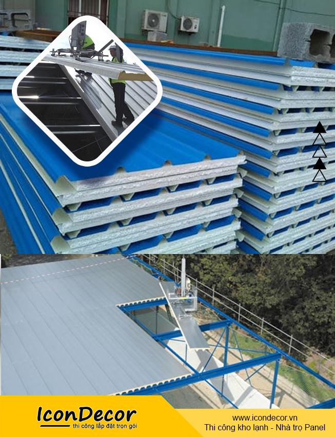 Panel cách nhiệt mái 