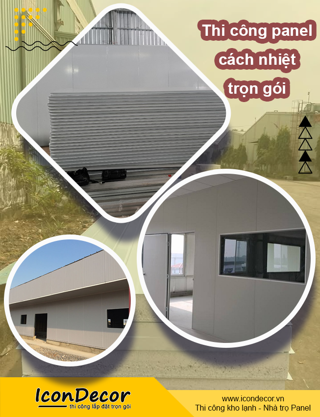 Thi công panel cách nhiệt trọn gói – Giải pháp tối ưu cho kho lạnh, phòng sạch, nhà xưởng