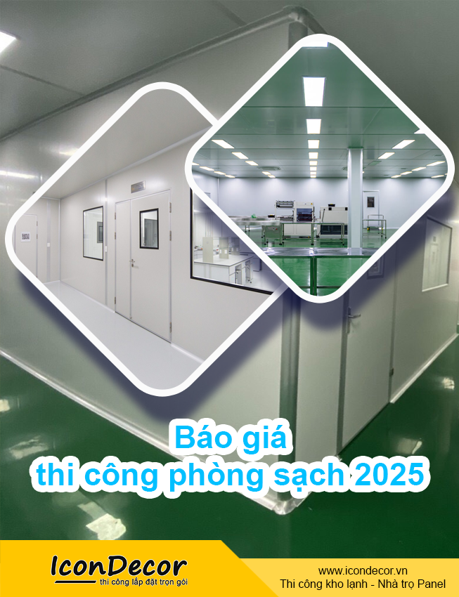 Báo giá thi công phòng sạch 2025