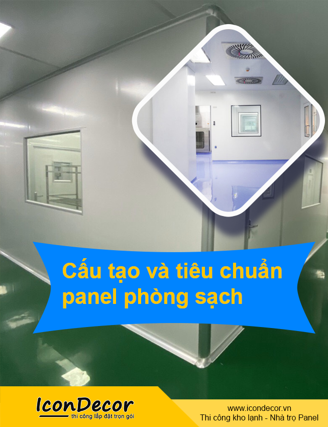Cấu tạo và tiêu chuẩn panel phòng sạch