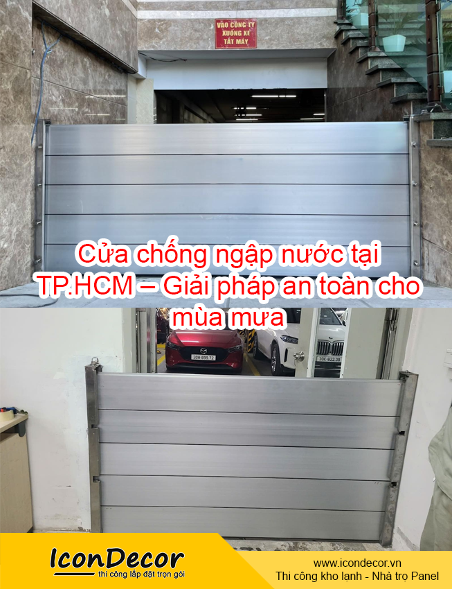 CỬA CHỐNG NGẬP NƯỚC TẠI TP.HCM – GIẢI PHÁP AN TOÀN CHO MÙA MƯA