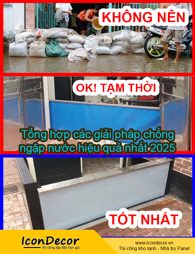 Tổng hợp các giải pháp chống ngập nước hiệu quả nhất 2025