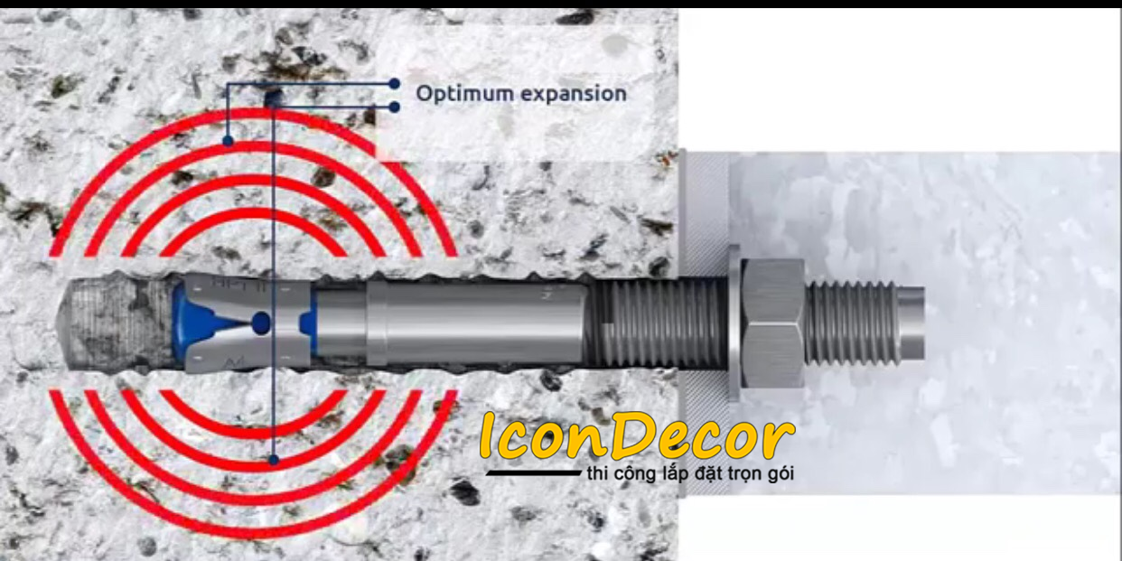 cách bắn TẮC KÊ NỞ PANEL VÍT PANEL minh hoạ