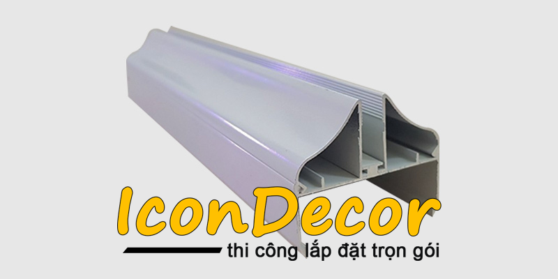 Thanh U nhôm chân kính