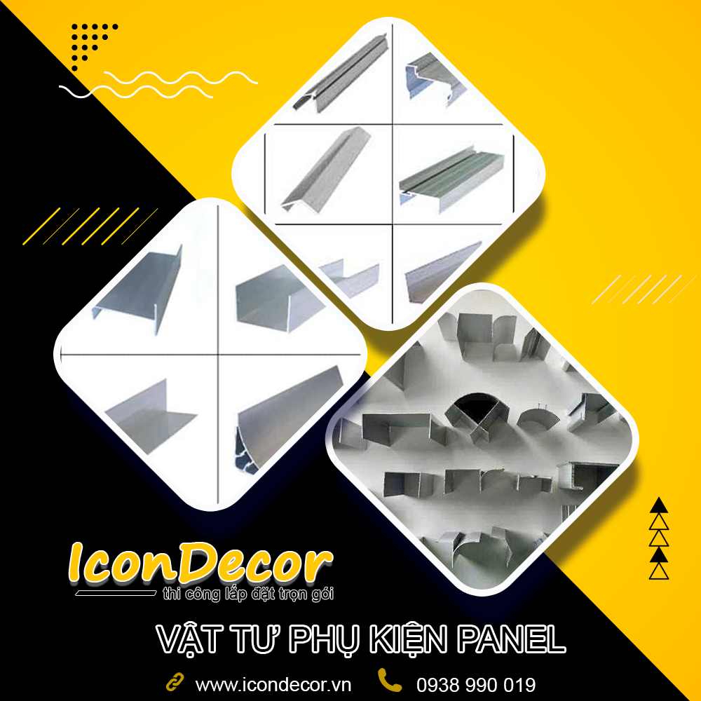 VẬT TƯ PHỤ KIỆN PANEL U-V NHÔM
